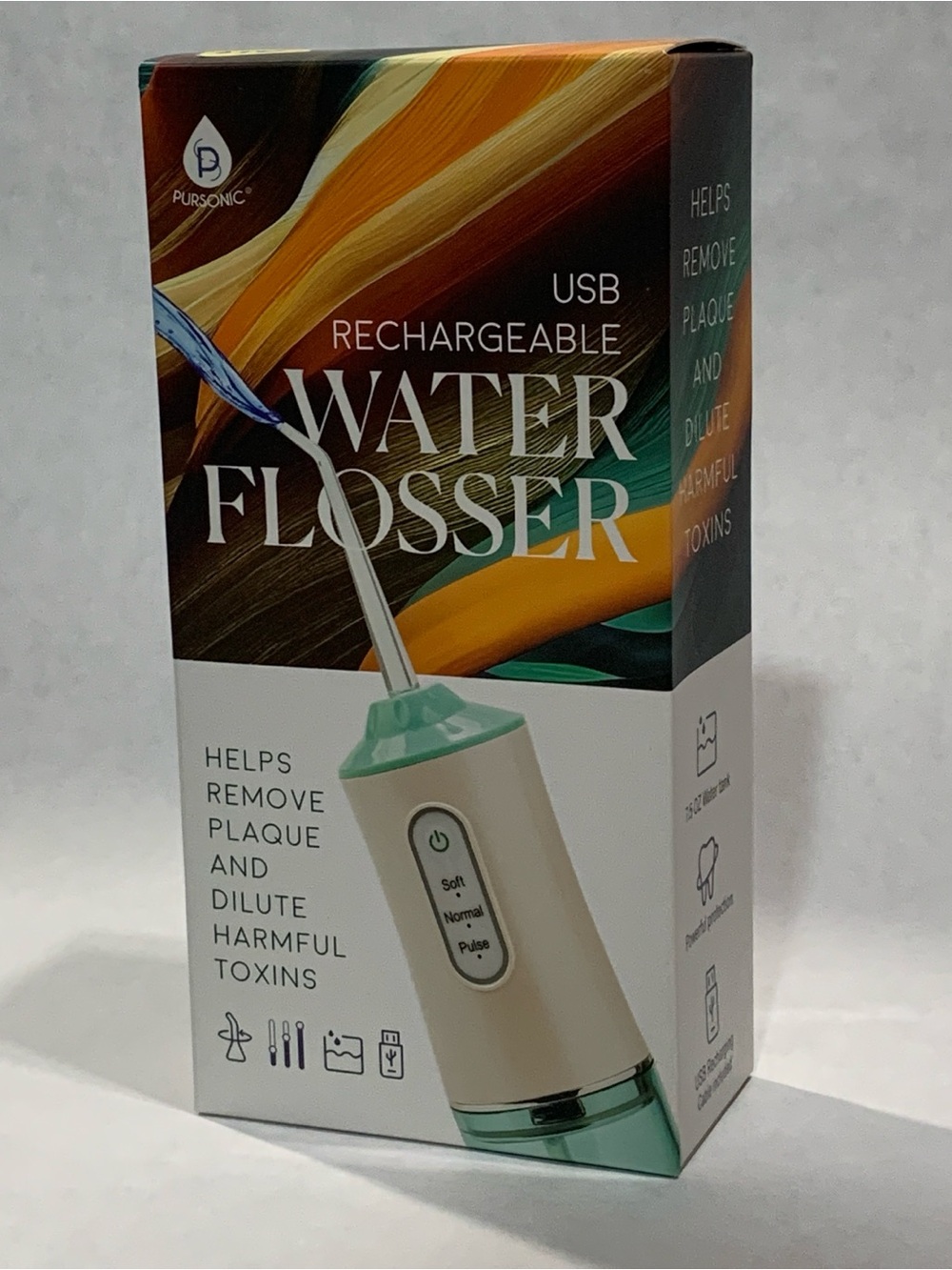 Rechargeable Water Flosser - Mint/White